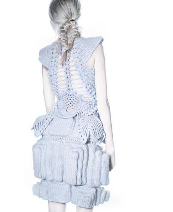 Illustration for article titled 3D Knit Dresses Let You Go Mecha Chic